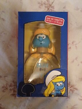 Smurfette Blue Eau de Toilette Bottle - Yellow & Blue
